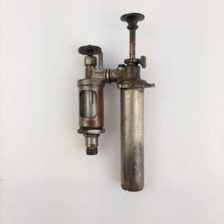 (S4) Antica pompa ad olio manuale sottocanna per lubrificazione motore per moto